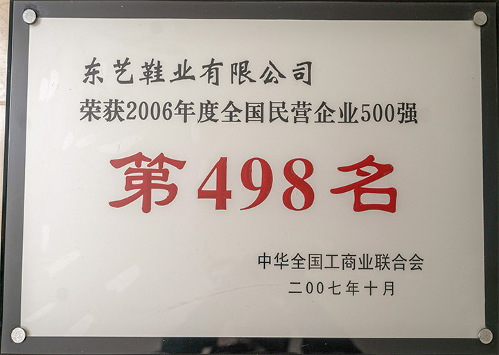 2006年度全国民营企业500强